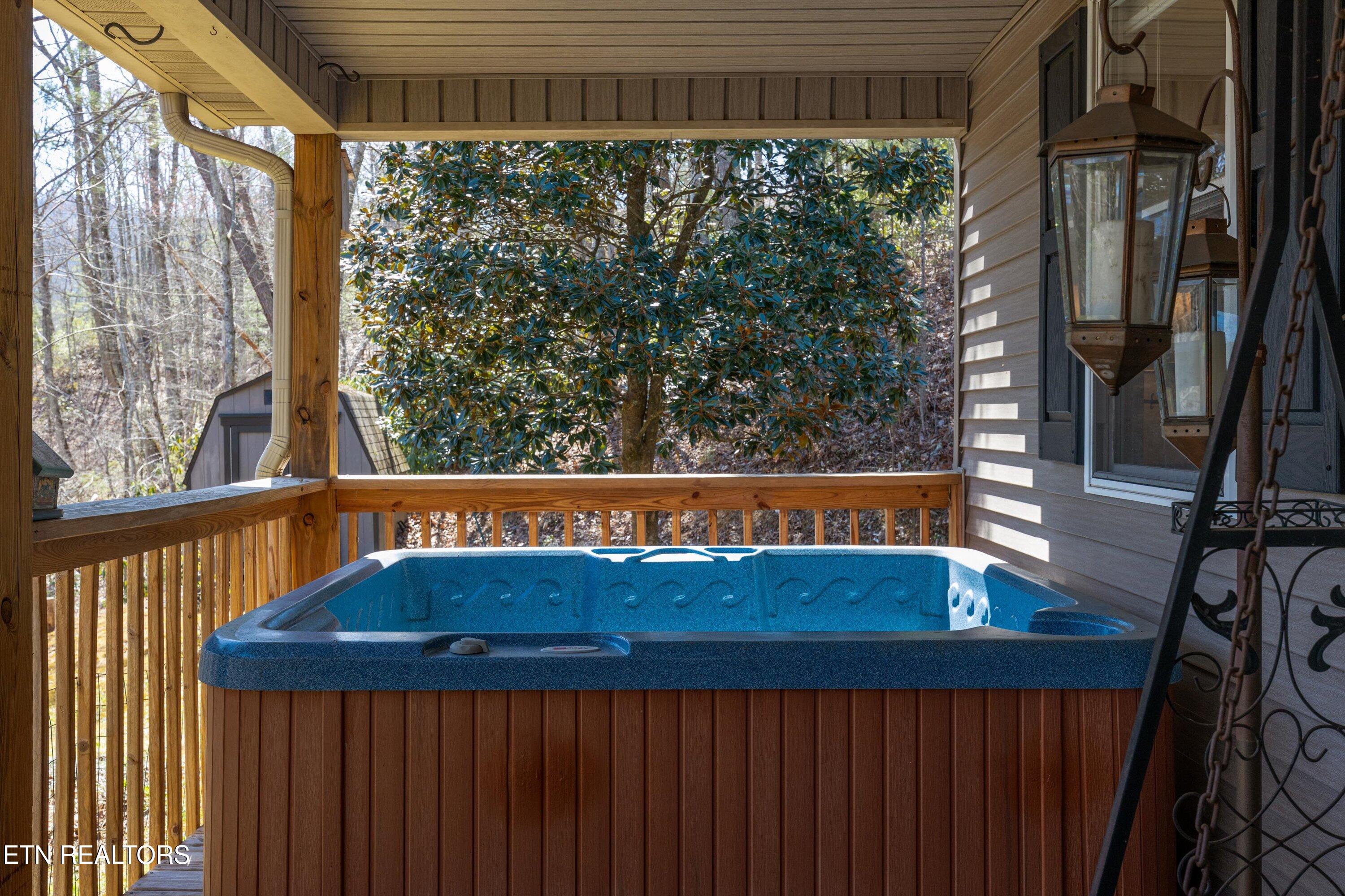 4442 Grindstone Ridge Road Pigeon Forge, TN 37863 - Photo 20 of 30 Hot Tub