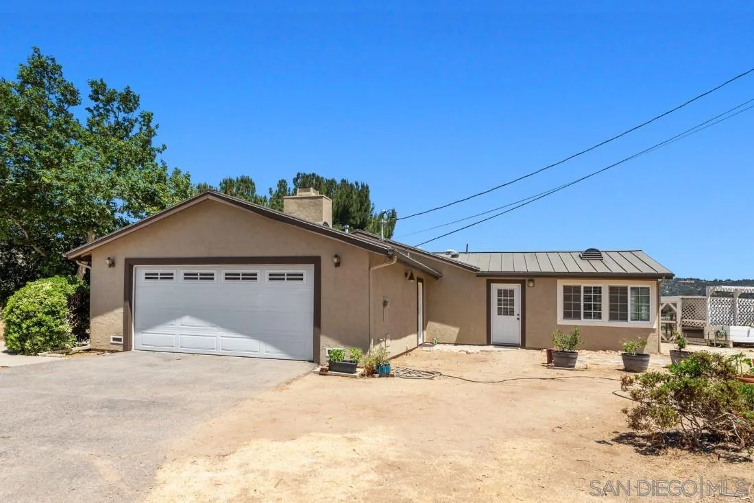 288 Peutz Valley Road Alpine, CA 91901 - Photo 66 of 68 a front view of a house with a yard