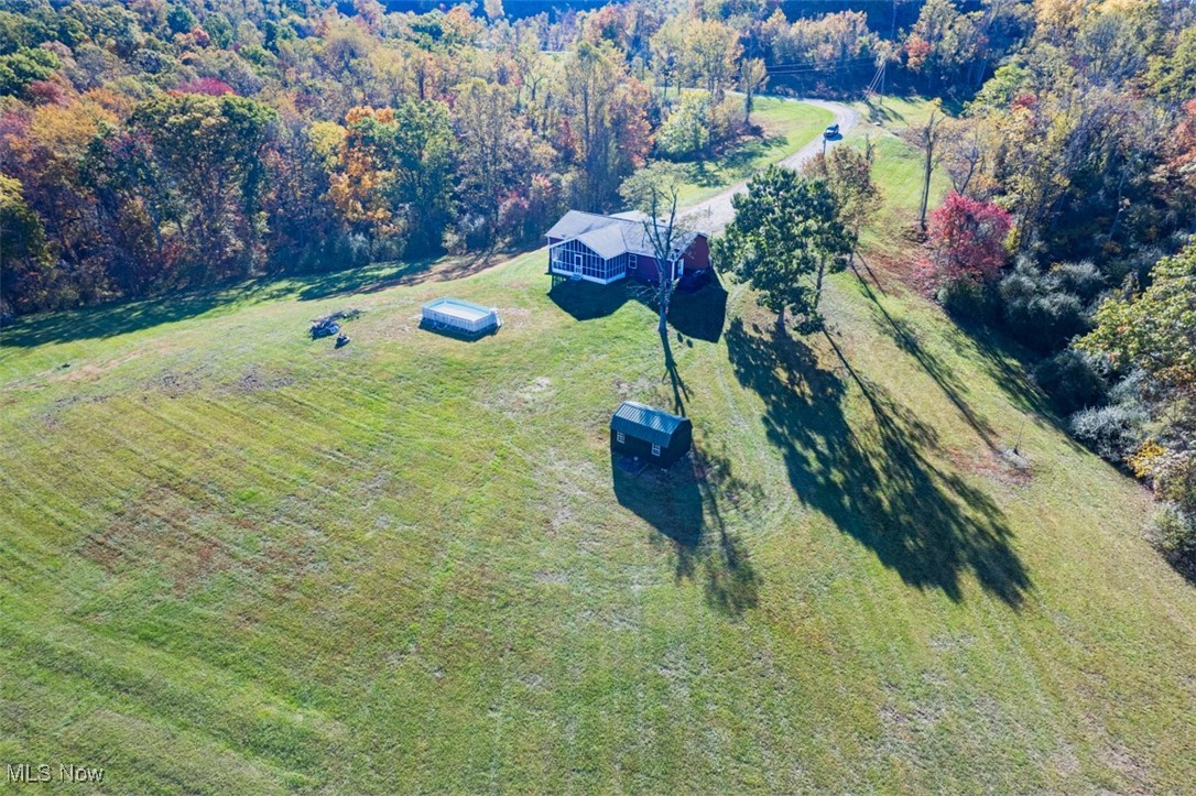 3367 Loomis Ridge Road Parkersburg, WV 26104 - Photo 6 of 43 Aerial view featuring a rural view/ back of home 37 acres
