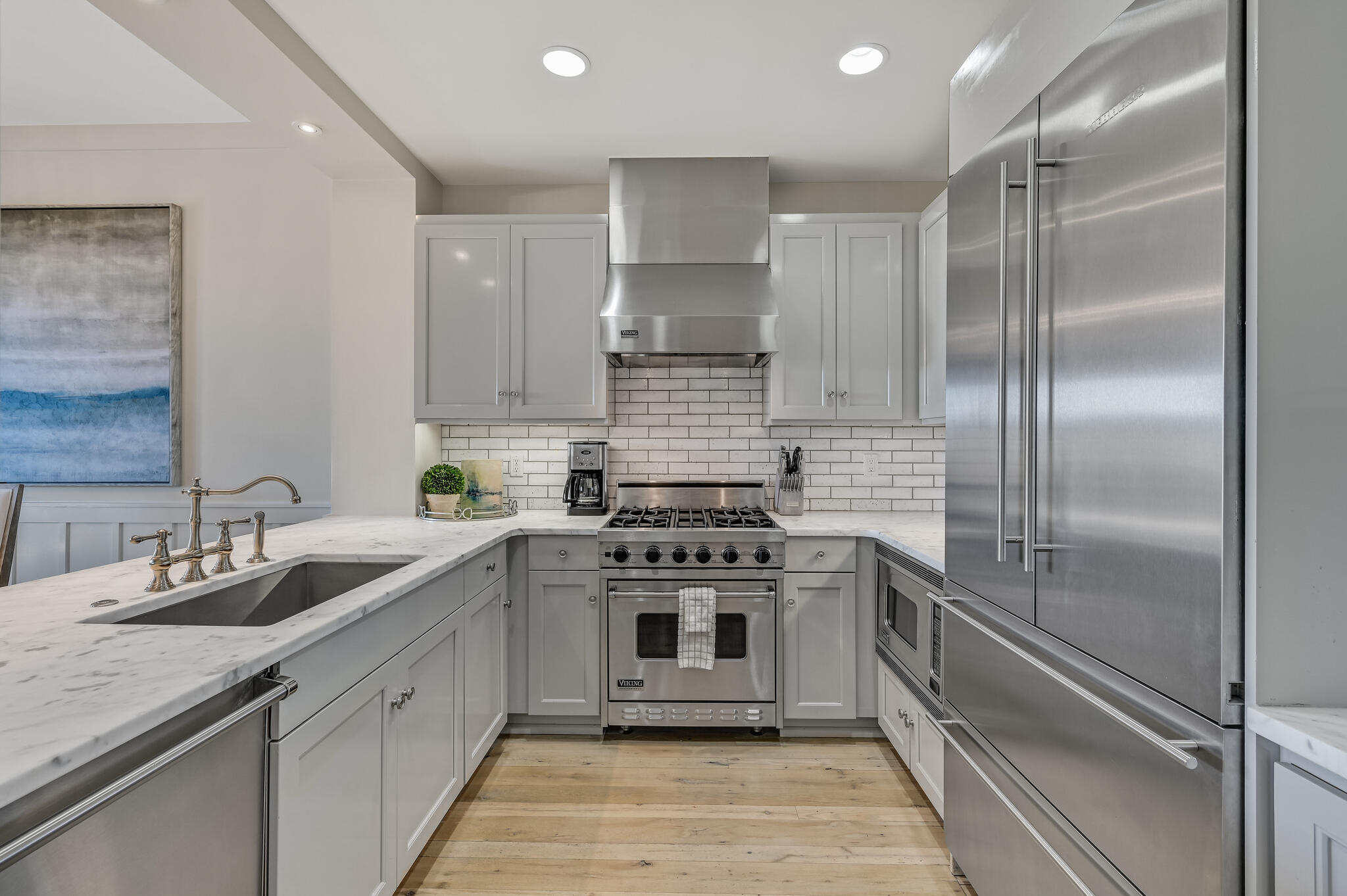 37 Compass Point Way South, Unit 108 Inlet Beach, FL 32461 - Photo 14 of 65 a kitchen with a sink stove and refrigerator
