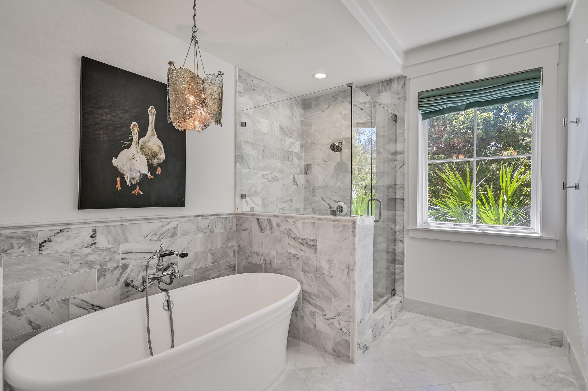 37 Compass Point Way South, Unit 108 Inlet Beach, FL 32461 - Photo 21 of 65 a bathroom with a tub a window and a shower