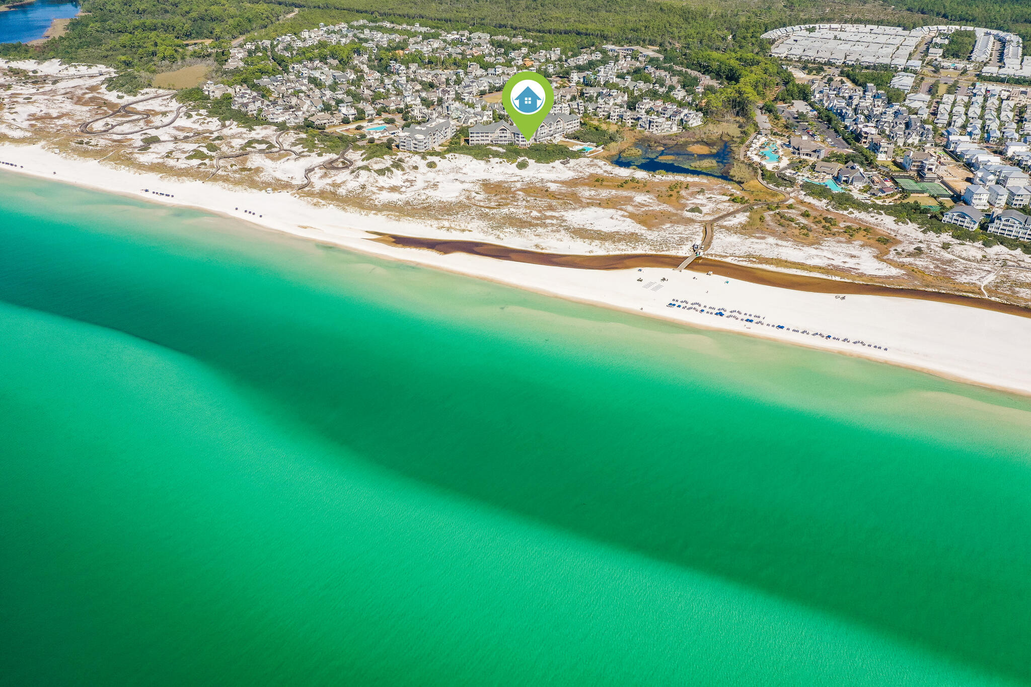 37 Compass Point Way South, Unit 108 Inlet Beach, FL 32461 - Photo 4 of 65 a view of an outdoor space and a yard