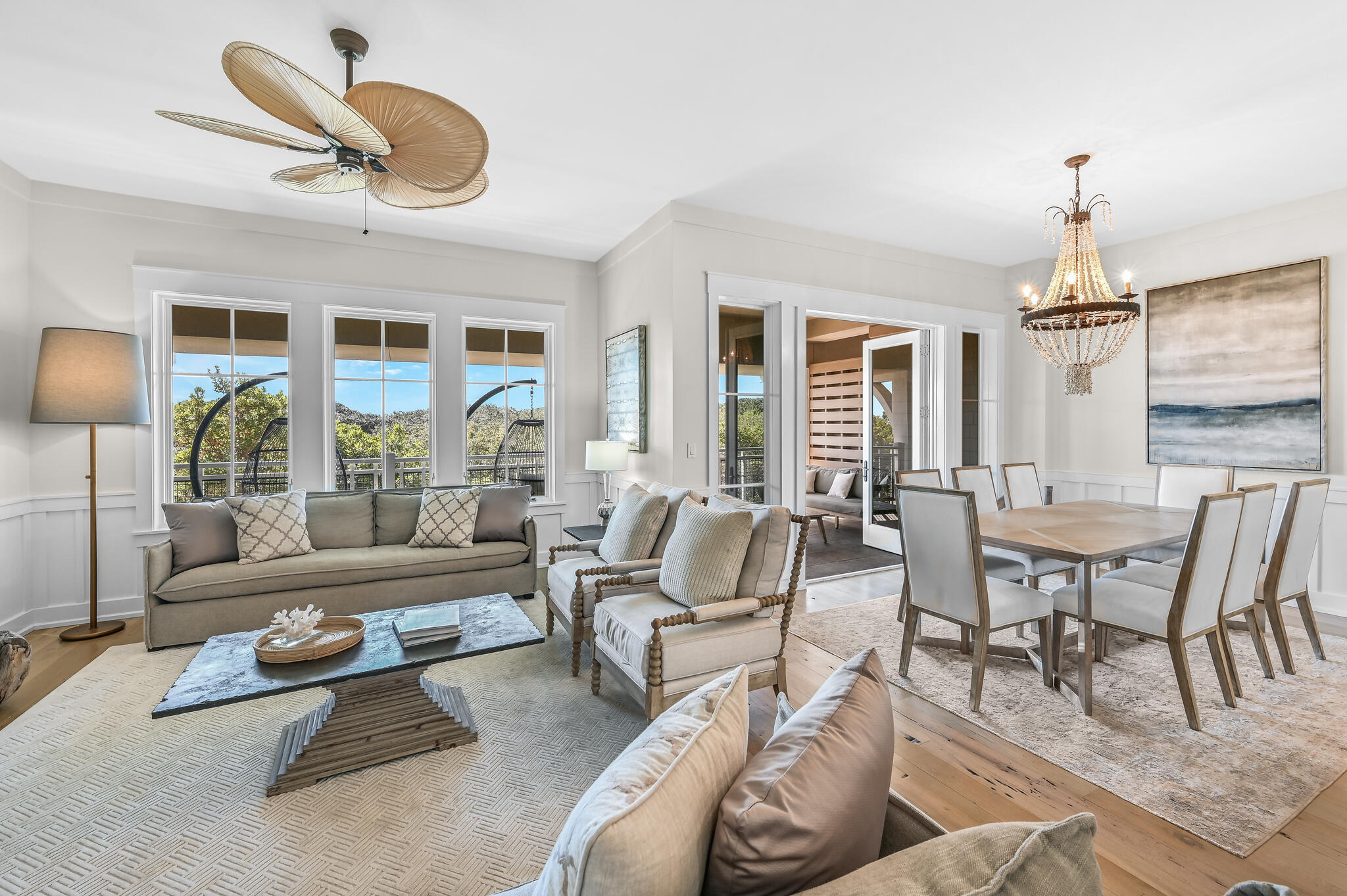 37 Compass Point Way South, Unit 108 Inlet Beach, FL 32461 - Photo 5 of 65 a living room with furniture and a large window