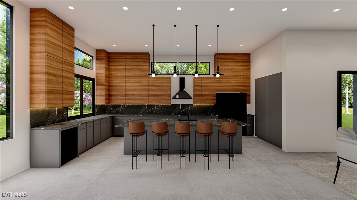 Undisclosed Address Henderson, NV 89012 - Photo 2 of 10 RENDERING. Kitchen with modern cabinets, large island and hidden pantry for great storage