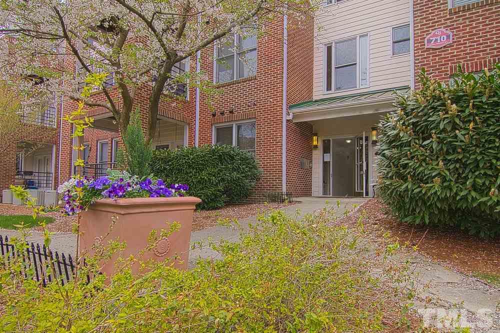 710 North Person Street, Unit 102 Raleigh, NC 27604 - Photo 1 of 13 Steps from the hustle and bustle of downtown, this building maintains its garden feel with pretty landscaping and plenty of off street parking.