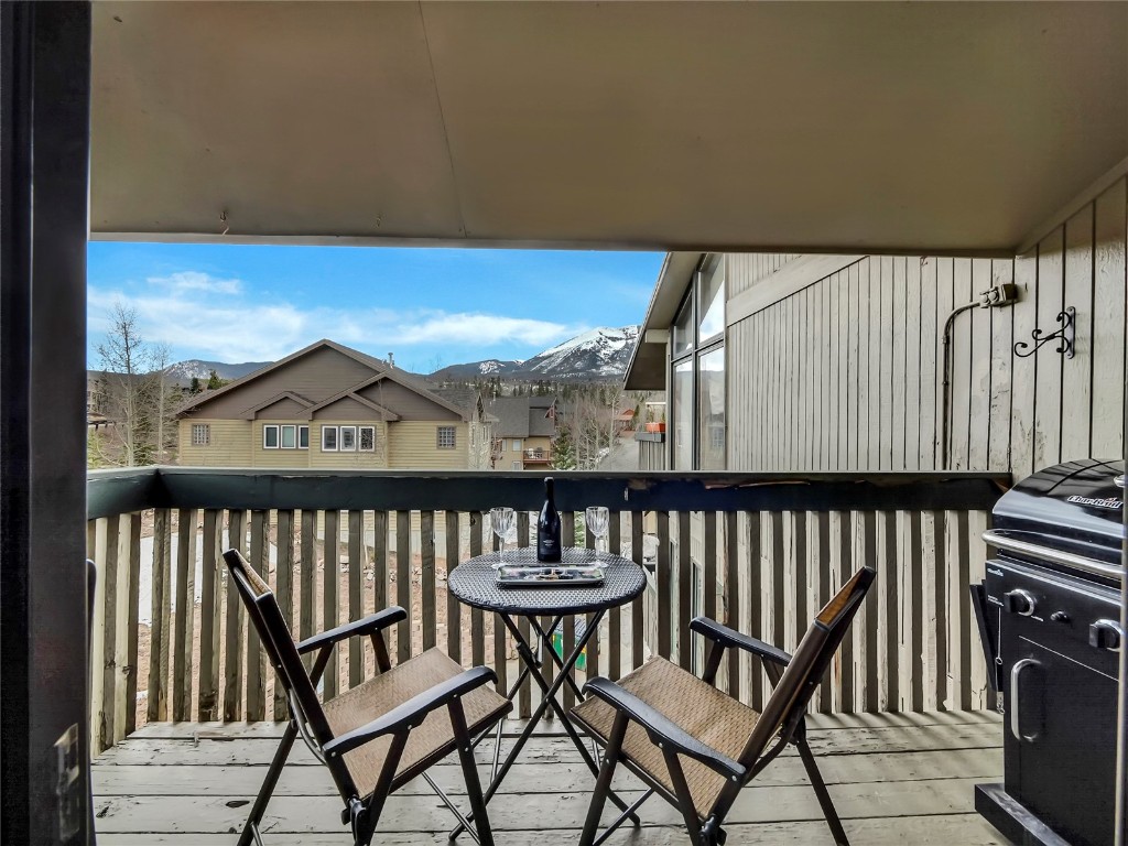 3710 Ryan Gulch Road, Unit 3710 Silverthorne, CO 80498 - Photo 4 of 50 a view of a balcony with furniture