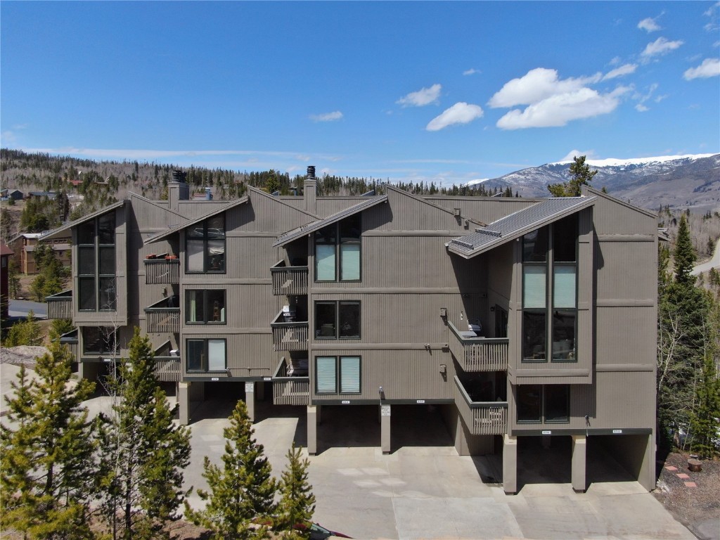 3710 Ryan Gulch Road, Unit 3710 Silverthorne, CO 80498 - Photo 50 of 50 an aerial view of residential houses with sky view