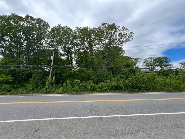 a view of a yard and front view of a house