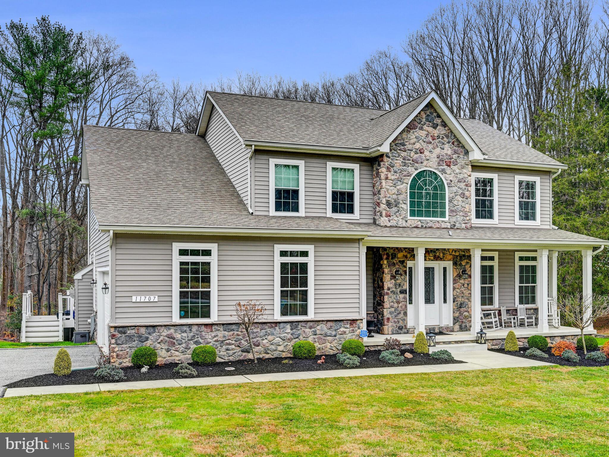 11707 Manor Road Glen Arm, MD 21057 - Photo 3 of 43 front view of a house with a yard