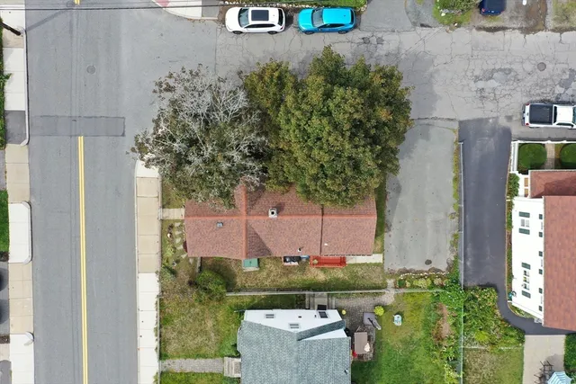 an aerial view of residential houses