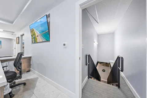 a view of a storage & utility room