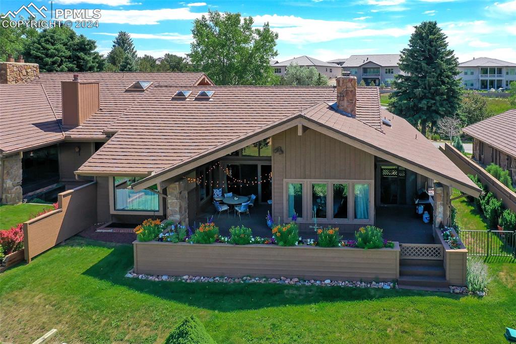 3130 Camels Ridge Lane Colorado Springs, CO 80904 - Photo 29 of 35 an aerial view of a house