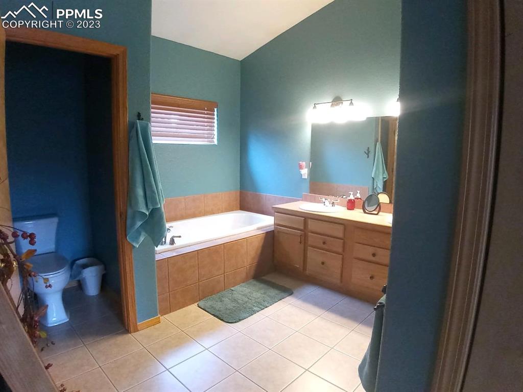 238 Aspen Circle Divide, CO 80814 - Photo 29 of 42 a bathroom with a tub sink and mirror