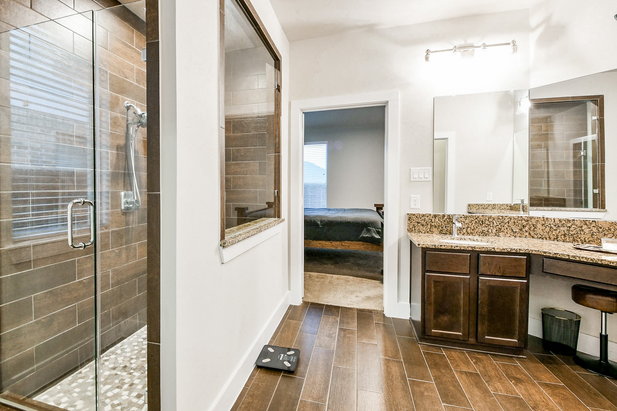 236 Bright Bluff Circle Waller, TX 77484 - Photo 21 of 32 a bathroom with a sink and a mirror