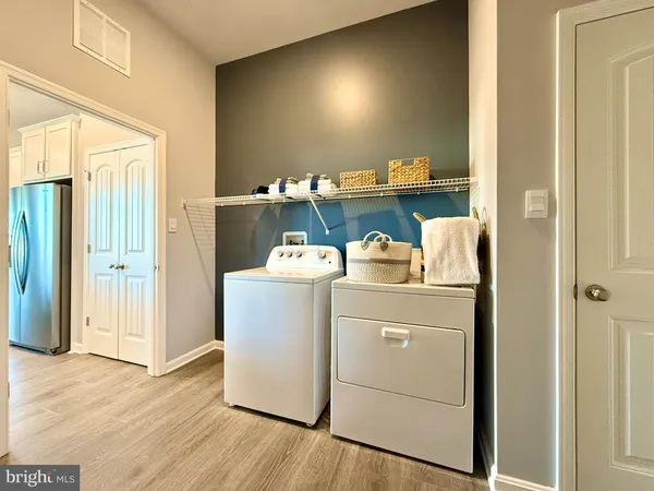 a room with storage and utility