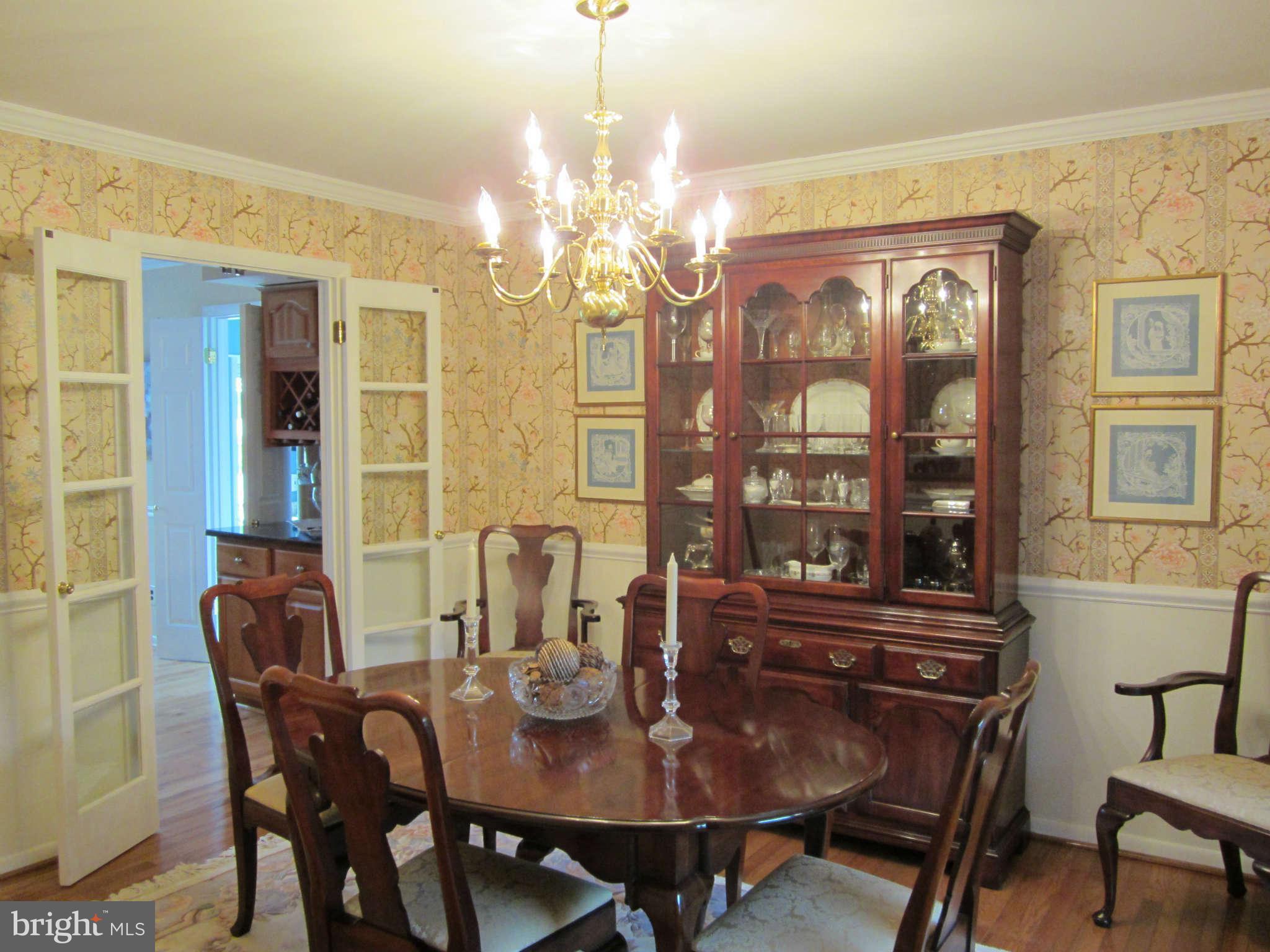 1113 Peachtree Road Fallston, MD 21047 - Photo 6 of 30 a view of a dining room with furniture and chandelier