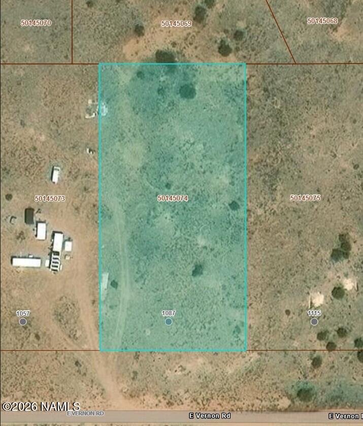 1087 Vernon Road Williams, AZ 86046 - Photo 5 of 5 Aerial View