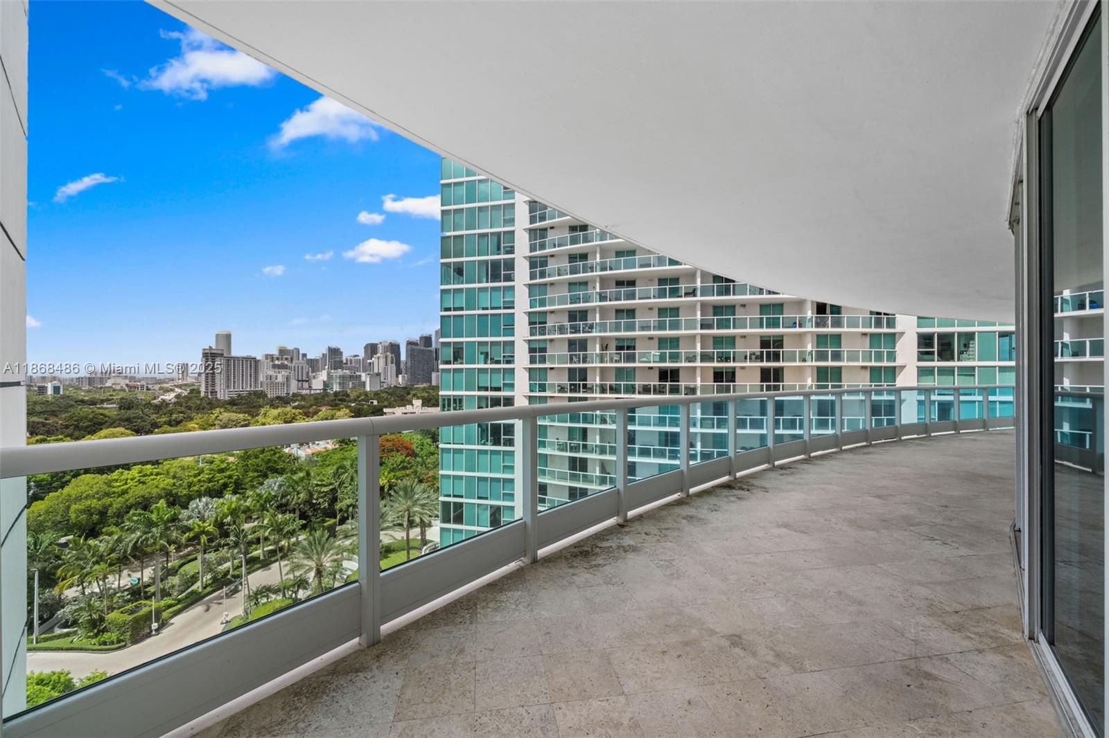 2127 Brickell Avenue, Unit 1504 Miami, FL 33129 - Photo 29 of 44 a view of a balcony with city view