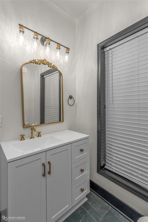 207 Red River Street Benton, LA 71006 - Photo 19 of 29 a bathroom with a sink vanity and mirror