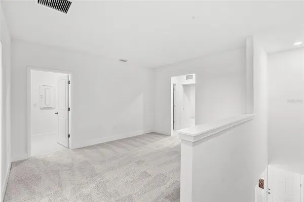 an empty room with a empty space