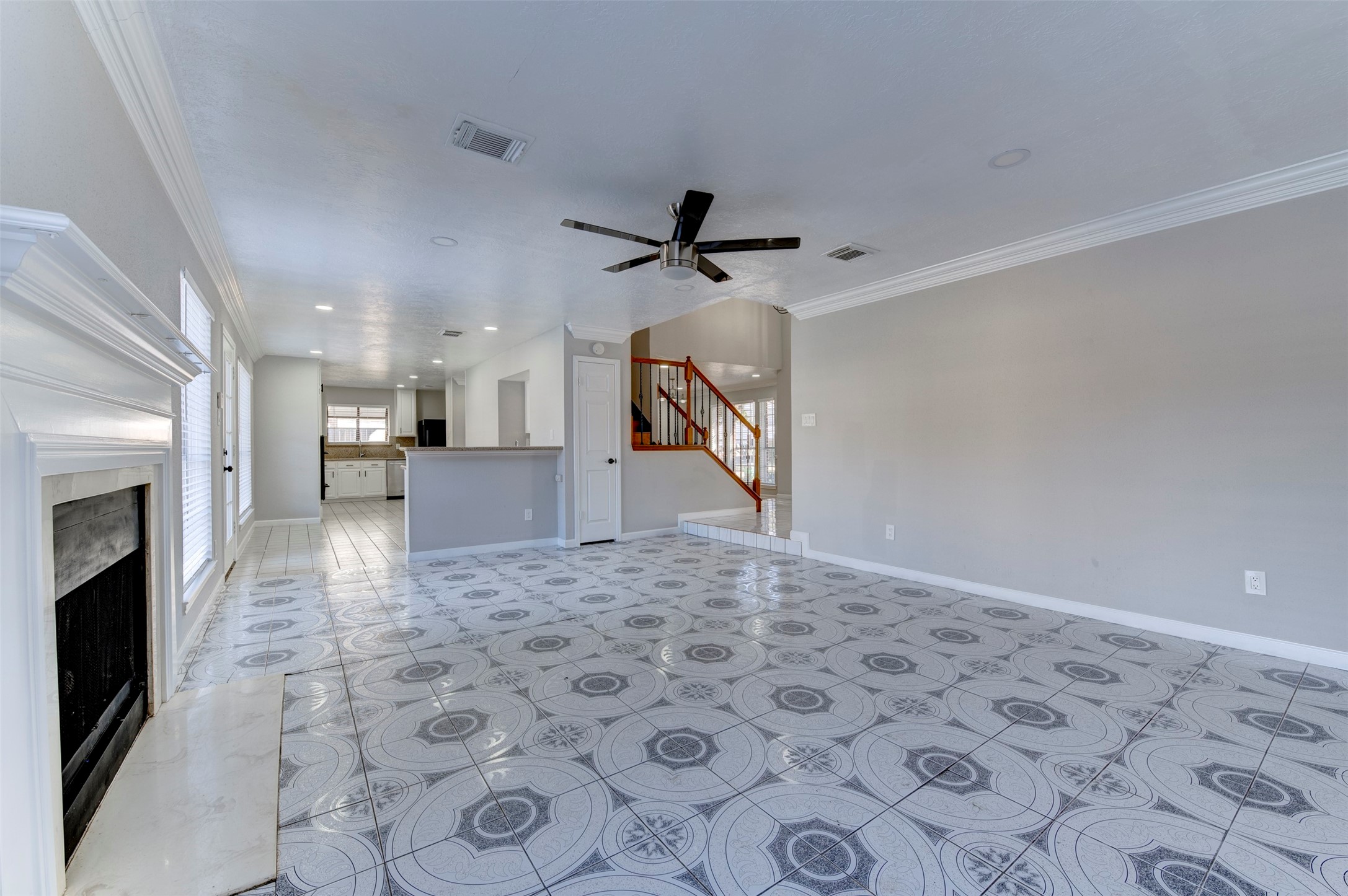 11434 High Bridge Court Houston, TX 77065 - Photo 19 of 31 a view of a livingroom with a fireplace