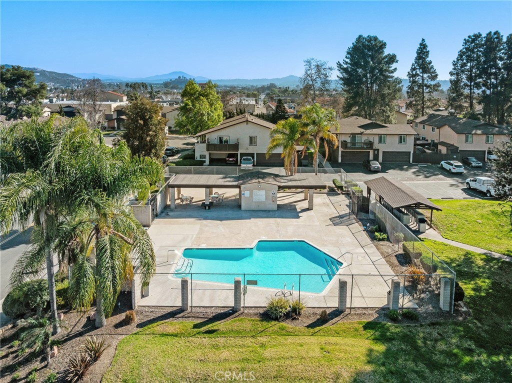 10353 Carefree Drive Santee, CA 92071 - Photo 24 of 27 a aerial view of a house with swimming pool patio and outdoor seating