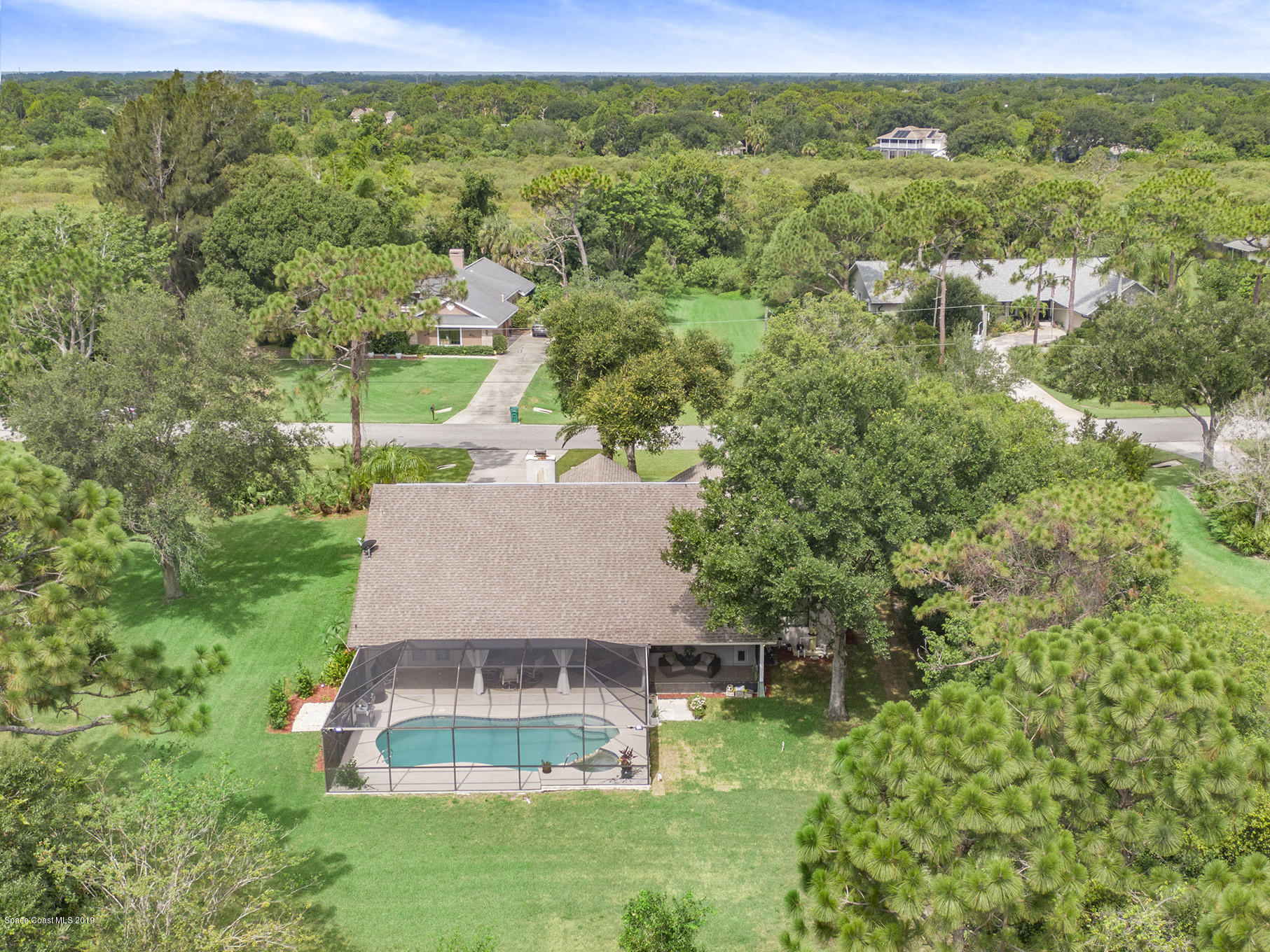 4188 Sparrow Hawk Road Melbourne, FL 32934 - Photo 31 of 40 230 Aerial