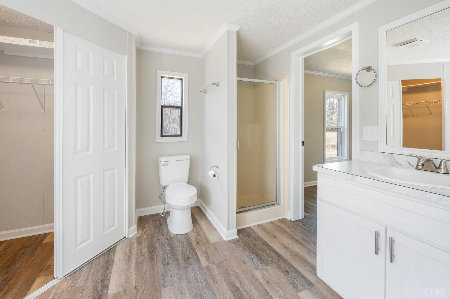 111 Bandy Road Gladys, VA 24554 - Photo 32 of 54 a bathroom with a sink and a mirror