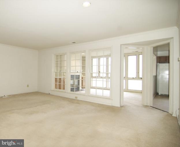 10703 Kings Riding Way, Unit 20113 Rockville, MD 20852 - Photo 2 of 17 an empty room with a fireplace and windows