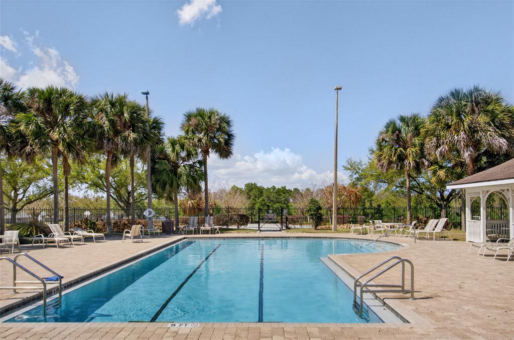 650 Setting Sun Drive Winter Garden, FL 34787 - Photo 55 of 60 a view of swimming pool with outdoor seating and city view