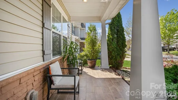 a view of outdoor space and porch