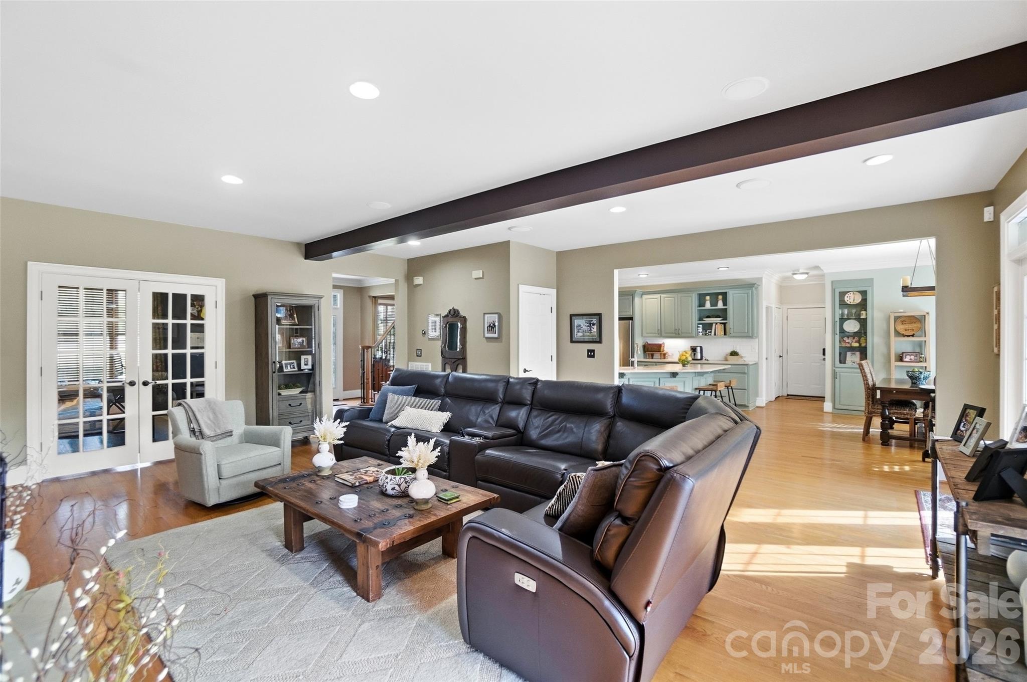 704 Mayfield Court Fort Mill, SC 29715 - Photo 15 of 48 a living room with furniture large window and wooden floor