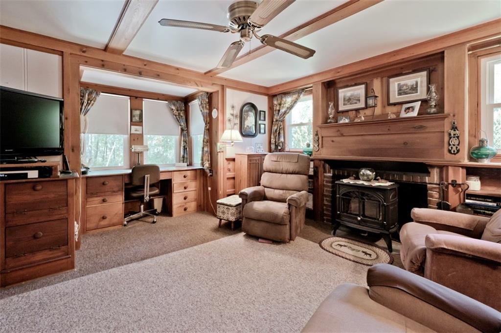 9 Out Road West Newfield, ME 04095 - Photo 18 of 35 Other view of the den with lots of...