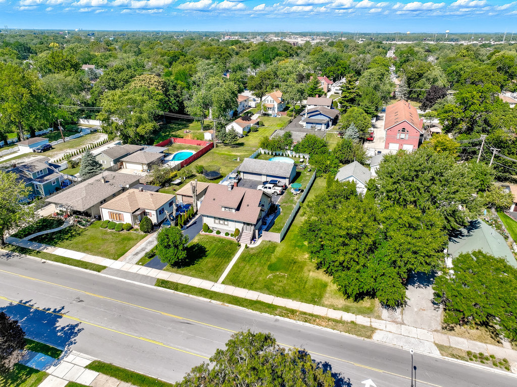 2616 Ridge Road Lansing, IL 60438 - Photo 24 of 25 an aerial view of residential houses with outdoor space and street view
