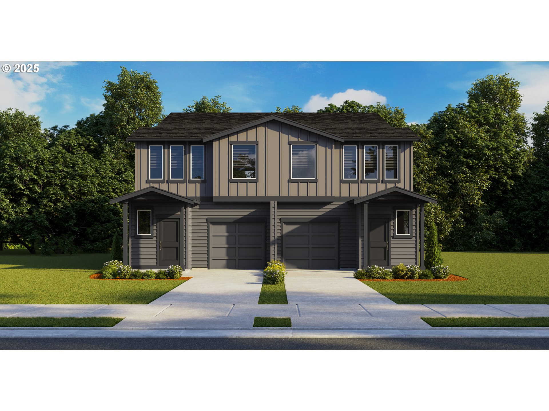 a house view with a outdoor space