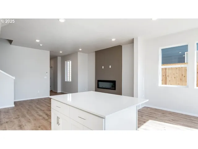 a open space with a window