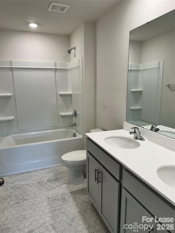122 Old Home Road Statesville, NC 28677 - Photo 18 of 25 a bathroom with a sink a toilet and shower