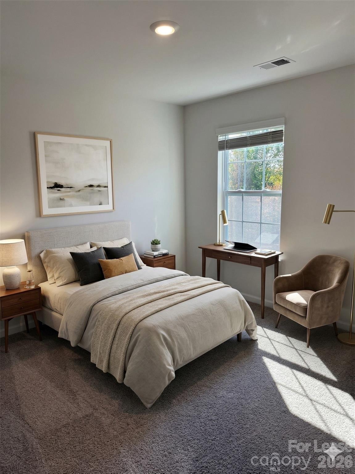 122 Old Home Road Statesville, NC 28677 - Photo 20 of 25 a bedroom with bed and windows