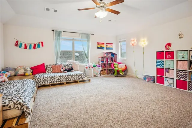 a play room with toys