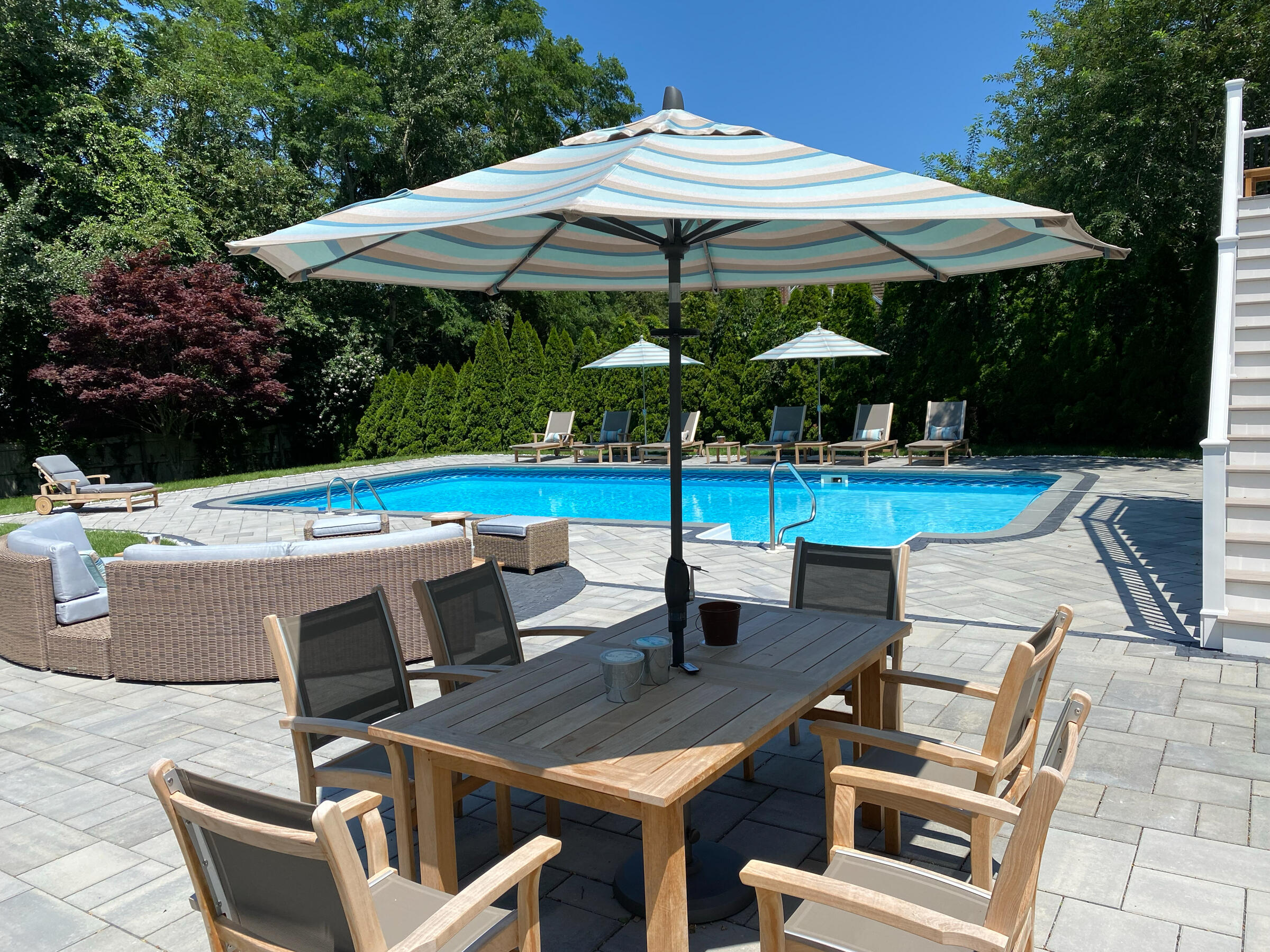 220 Hay Road Eastham, MA 02642 - Photo 8 of 54 a view of an outdoor sitting area with furniture and backyard