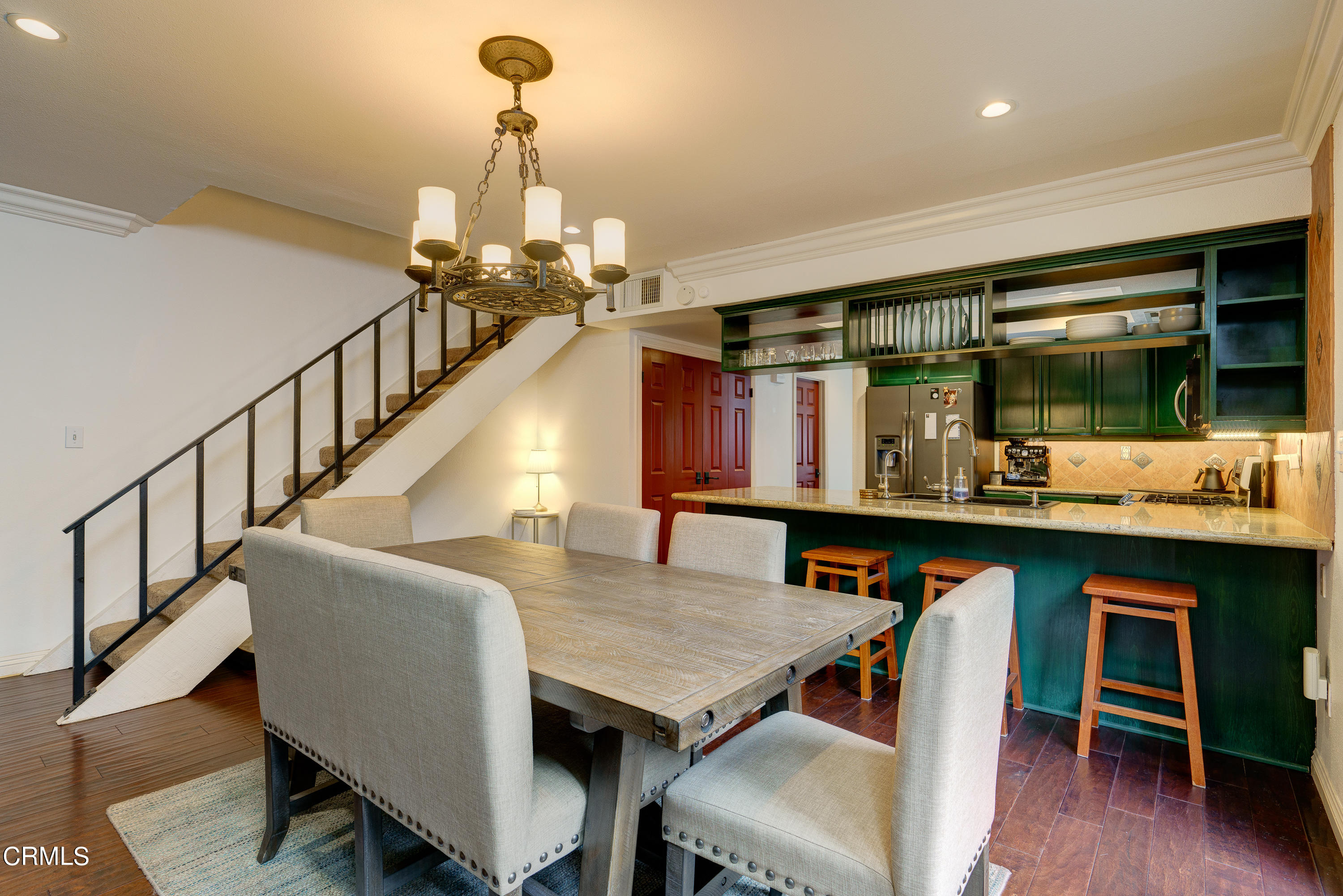 1102 Calle Adra Duarte, CA 91010 - Photo 20 of 30 a dining room with furniture and wooden floor