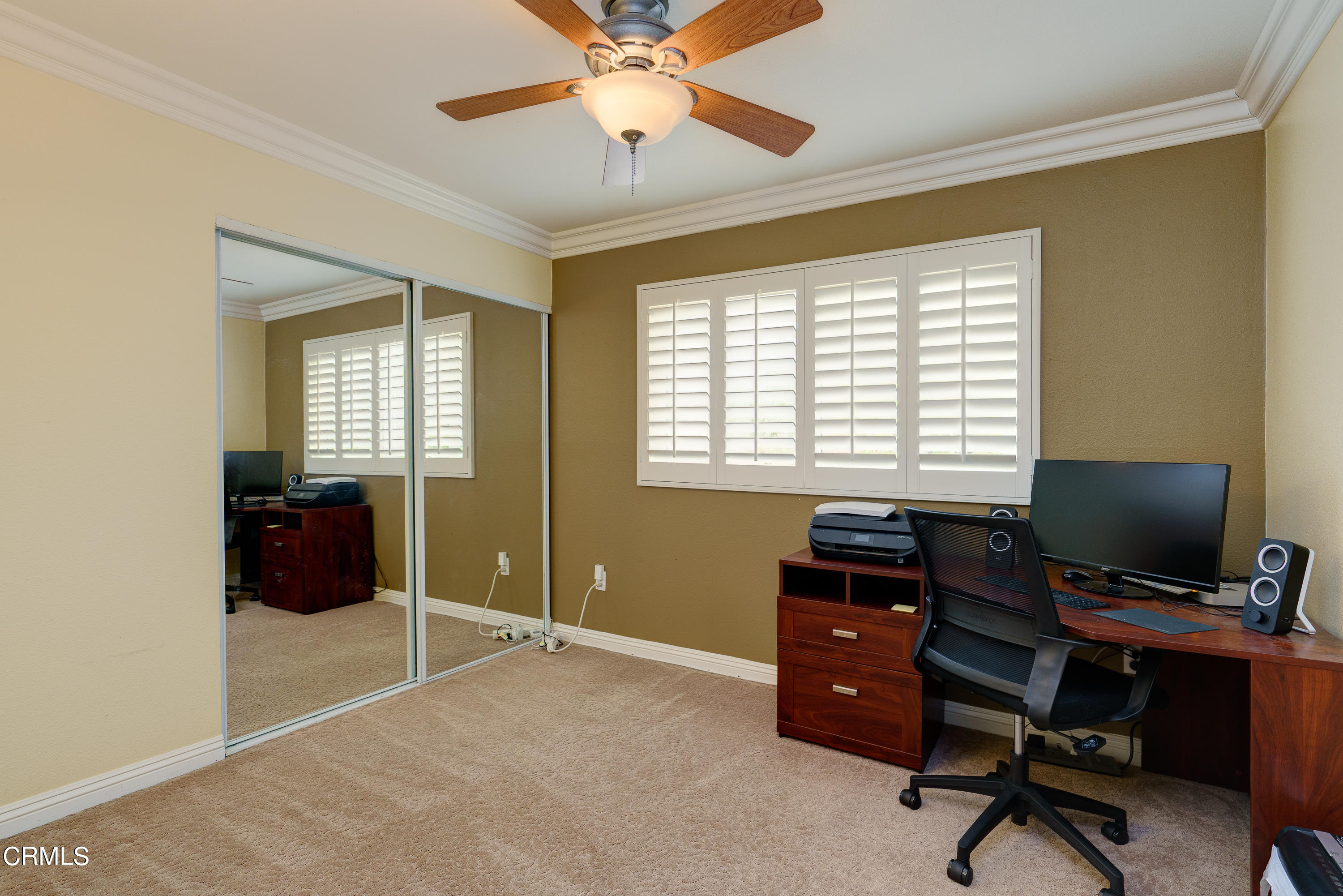 1102 Calle Adra Duarte, CA 91010 - Photo 23 of 30 a view of a workspace with furniture and a window