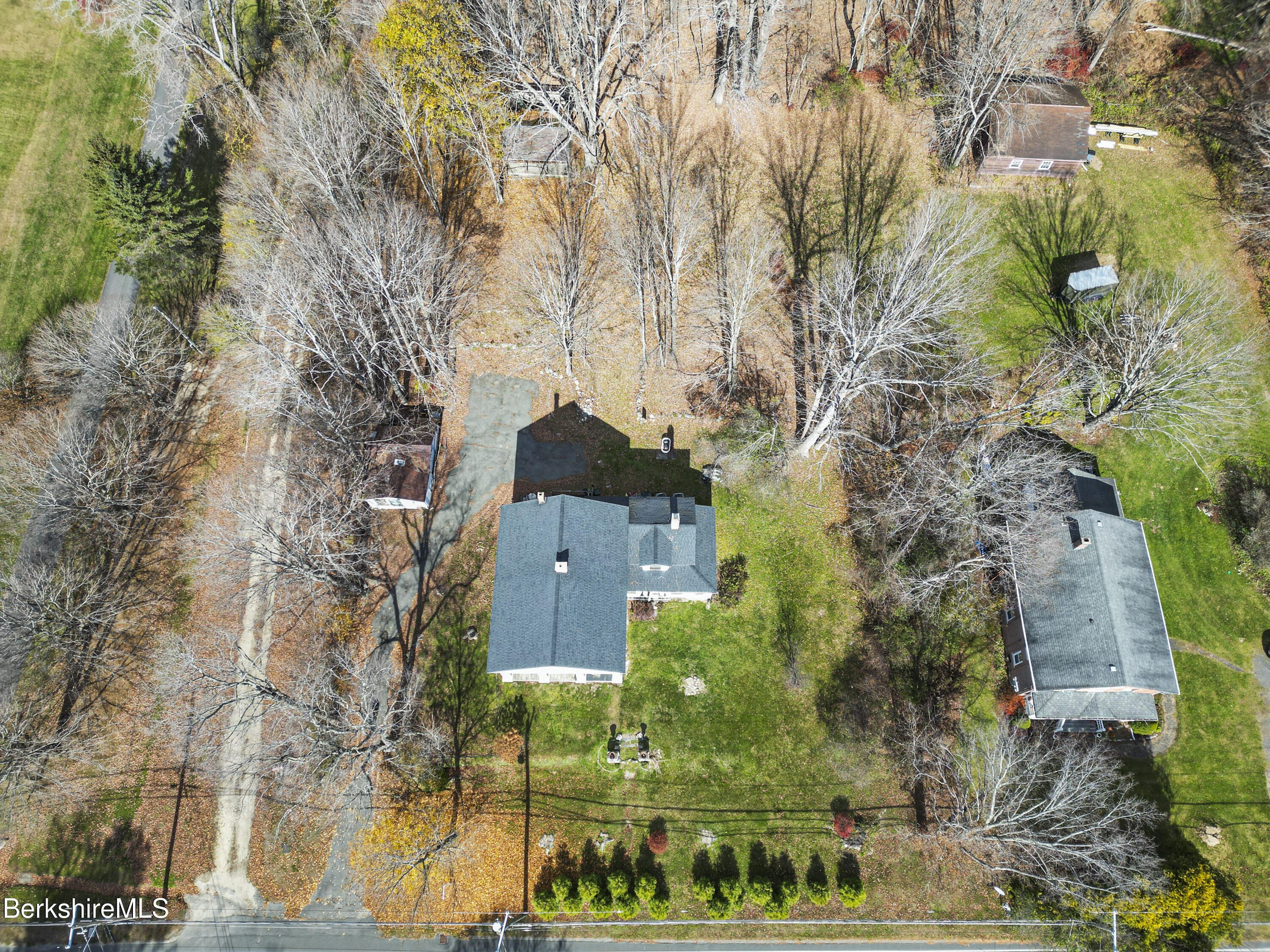 469 Maple Street Hinsdale, MA 01235 - Photo 6 of 14 aerial view of a house