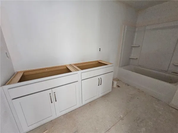 an entryway in a kitchen
