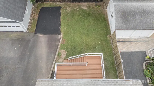 a view of a wooden door