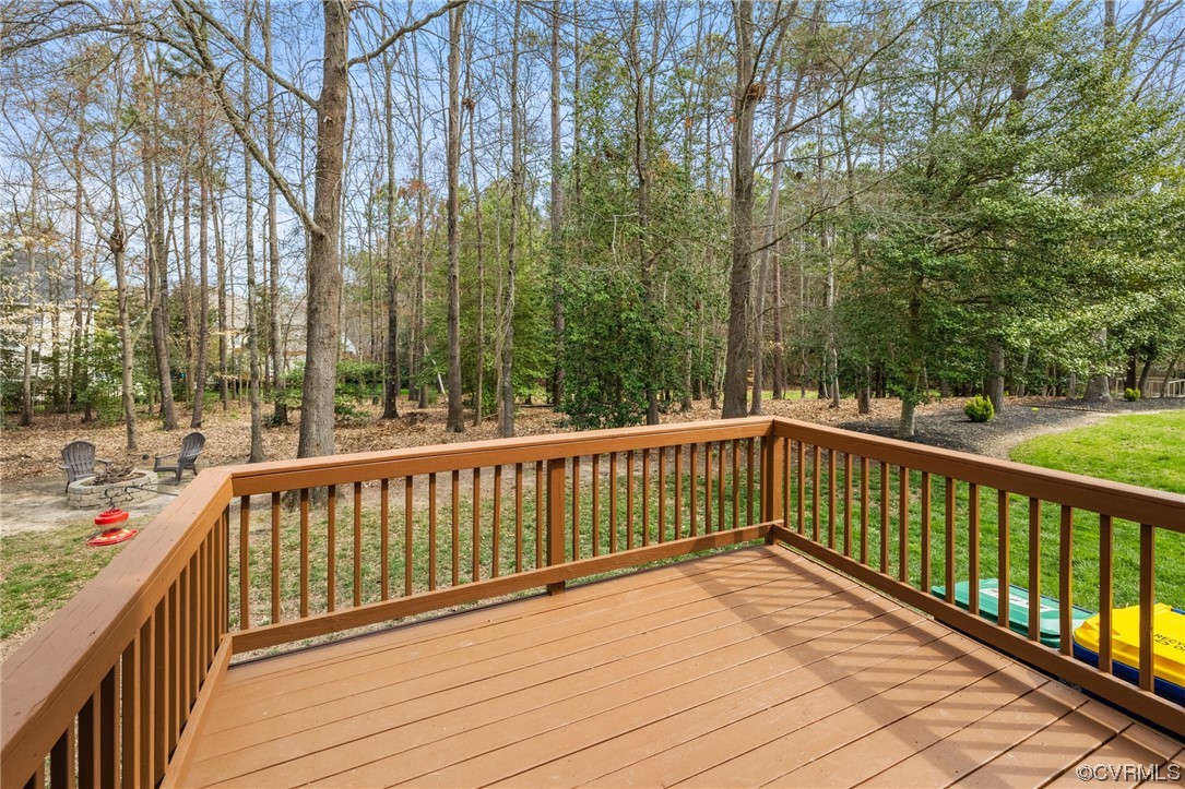 820 Club Ridge Court Chester, VA 23836 - Photo 32 of 38 a view of wooden deck