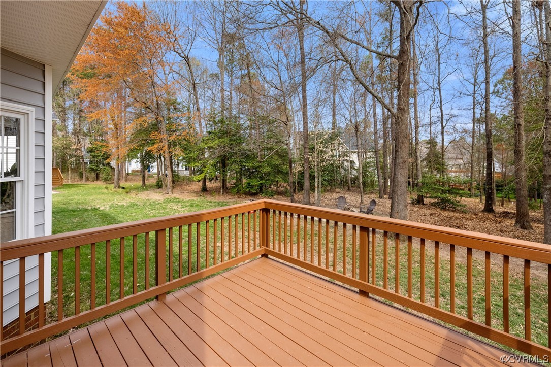 820 Club Ridge Court Chester, VA 23836 - Photo 33 of 38 a view of a wooden roof deck