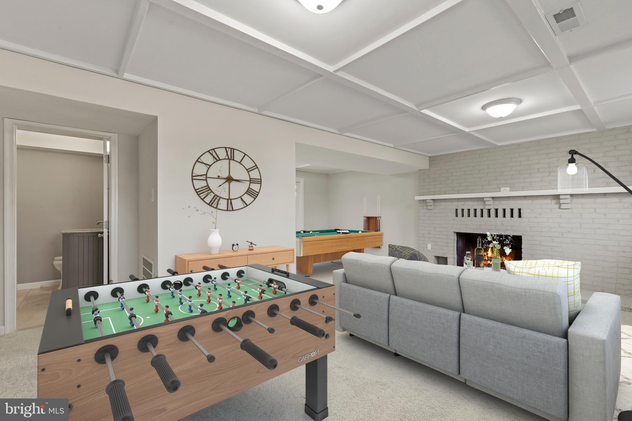 1015 South Hoga Road Sterling, VA 20164 - Photo 28 of 47 Virtually staged lower lvl rec room