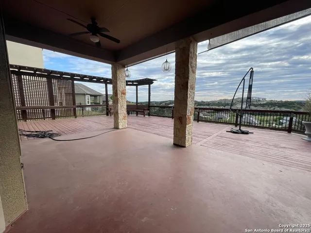 a view of balcony with outdoor space