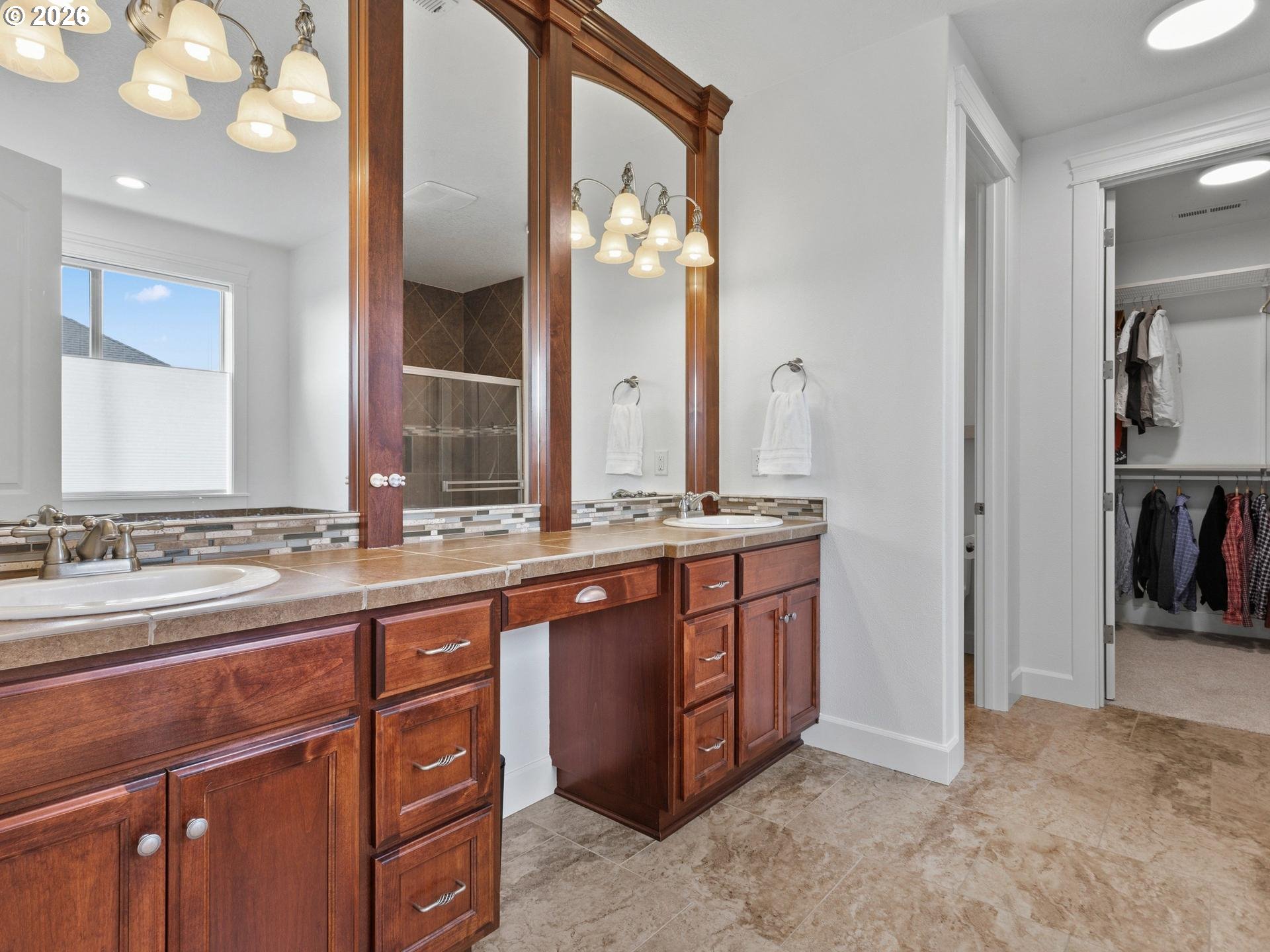 1012 Northwest Goodwin Street Camas, WA 98607 - Photo 22 of 44 a bathroom with a sink and a mirror